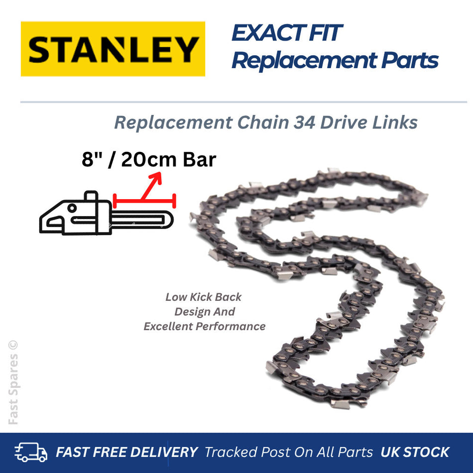 Stanley FatMax SFMCPS620 V20 Chainsaw Chain Cordless Pole Saw 34 D/L FAST POST