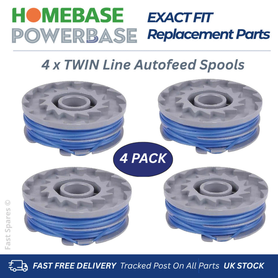 POWERBASE GT3011A Strimmer Trimmer TWIN Auto Feed Line Spools  FAST UK POST x 4