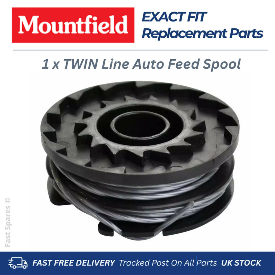 MOUNTFIELD MTR 50Li Twin Line Auto Feed  Spool for Strimmer Trimmer FAST POST