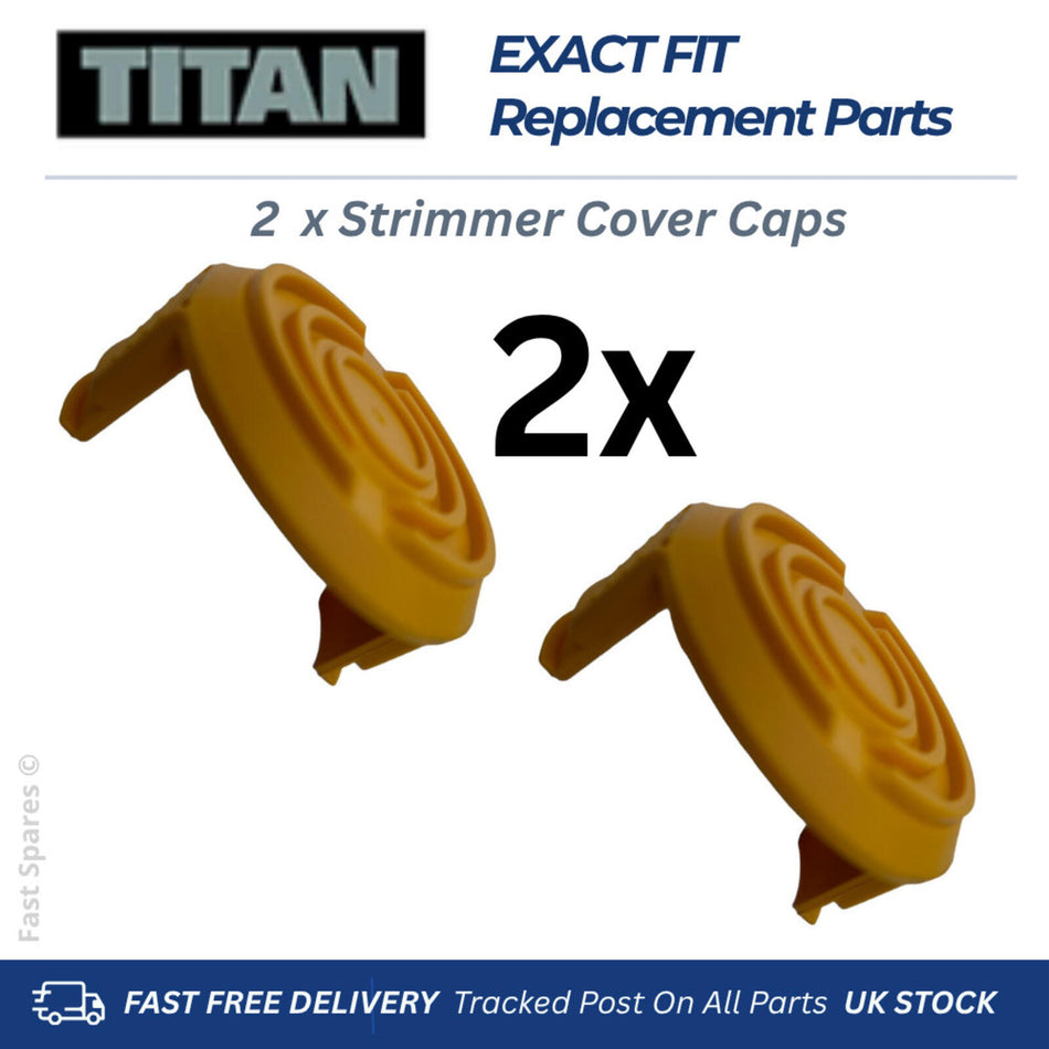 TT1821GGT  Screwfix TITAN  TXP Spool Cover Cap 18v Battery Strimmer FAST POST x2
