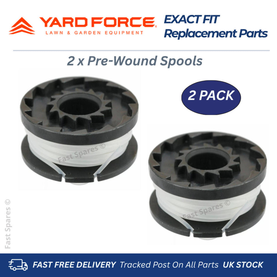 Yard Force LT C25 Spool & Line For Strimmer Trimmer FAST POST x2