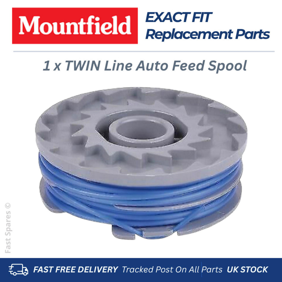 MOUNTFIELD LT 500 Li 48  Twin Line & Spool for Strimmer Trimmer FAST POST x1