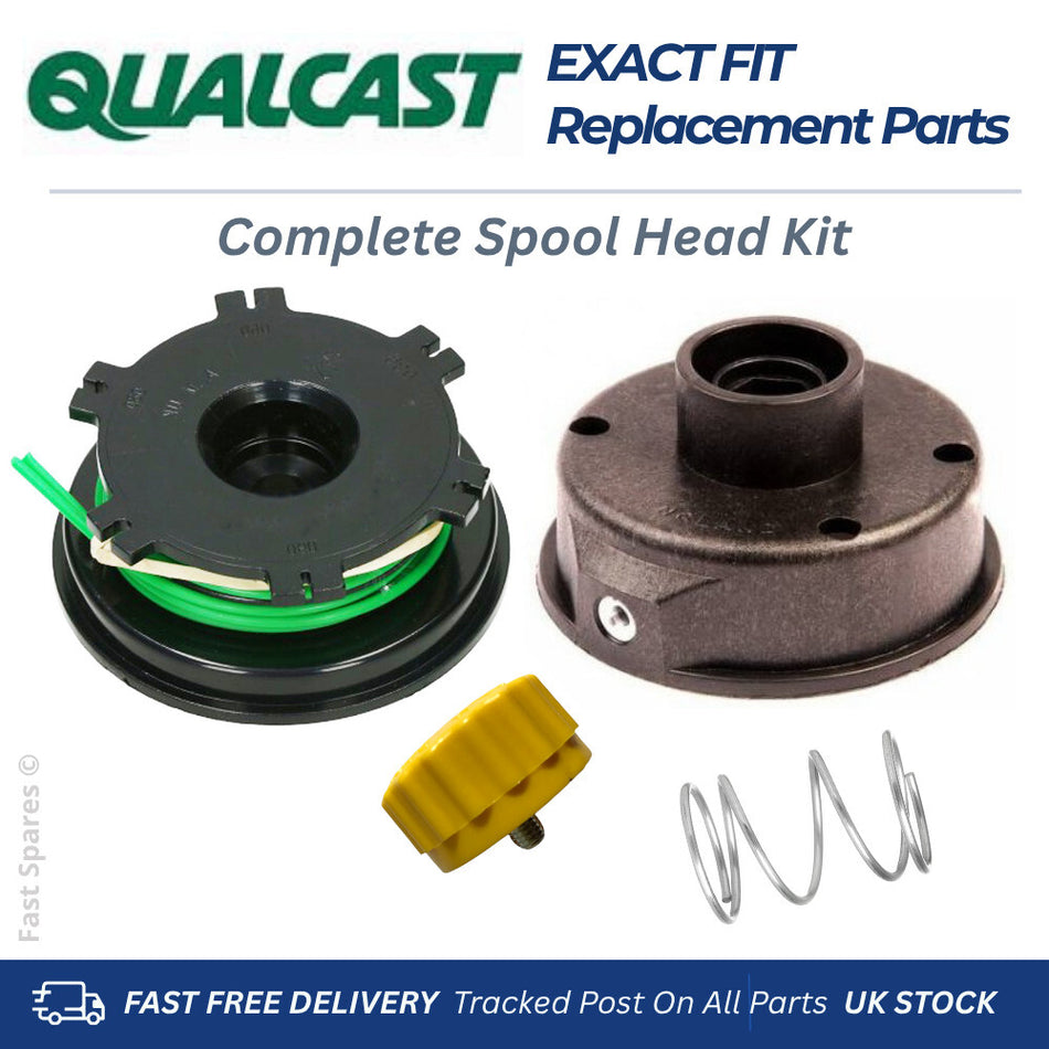 QUALCAST CDB30A Spool Head Assembly COMPLETE Kit Strimmer Trimmer FAST POST