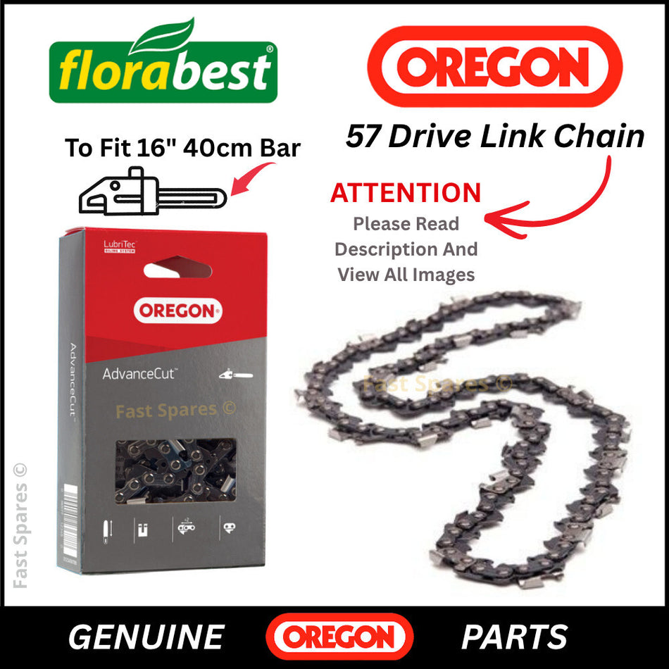 Lidl Florabest FKS2200/E3 GENUINE OREGON Replacement Chain 91PX057  FAST POST