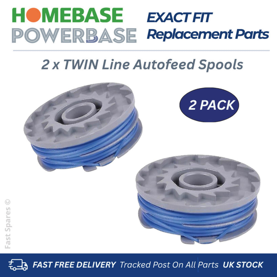 POWERBASE GT3011A Strimmer Trimmer TWIN Auto Feed Line Spools  FAST UK POST x 2
