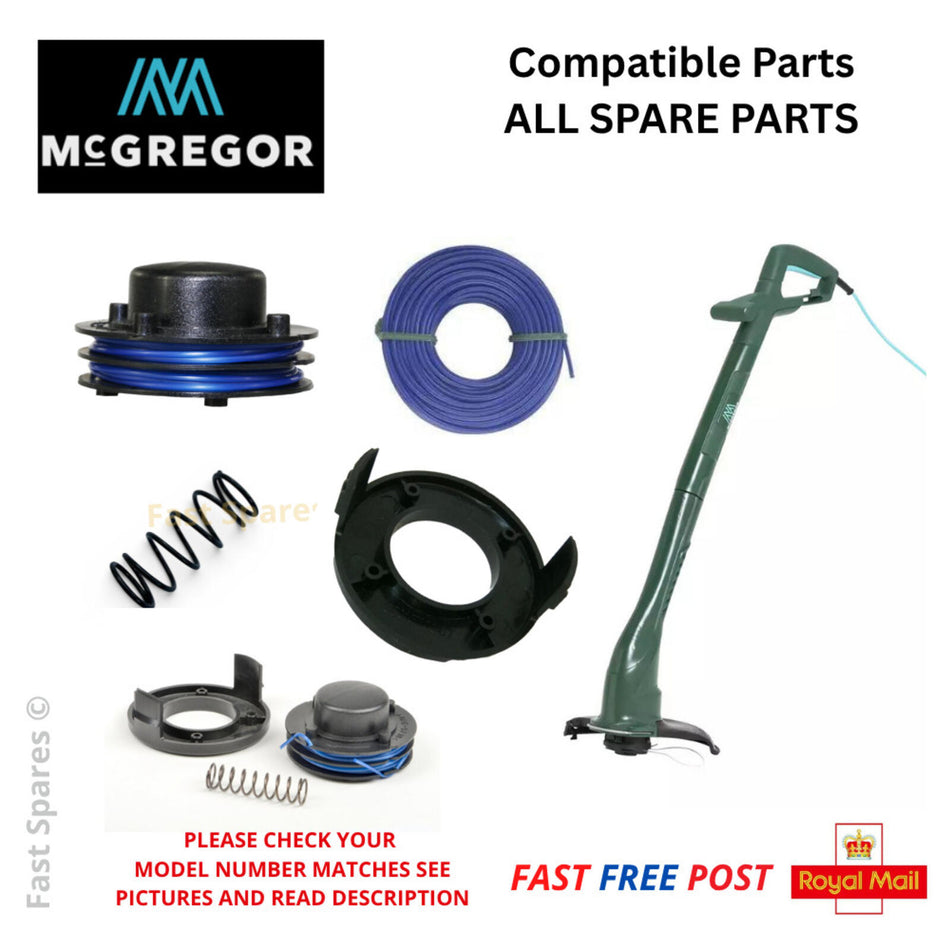McGregor MET3525A Spare Parts Spool Spring Line Spool Cover Spares FAST POST