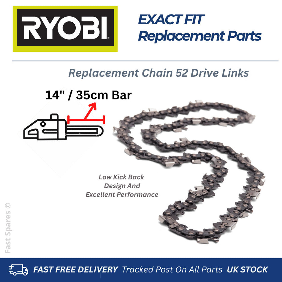 Ryobi RCS3535, PCN3335 & RCS3335 Replacement Chain 52 Drive Links  FAST POST