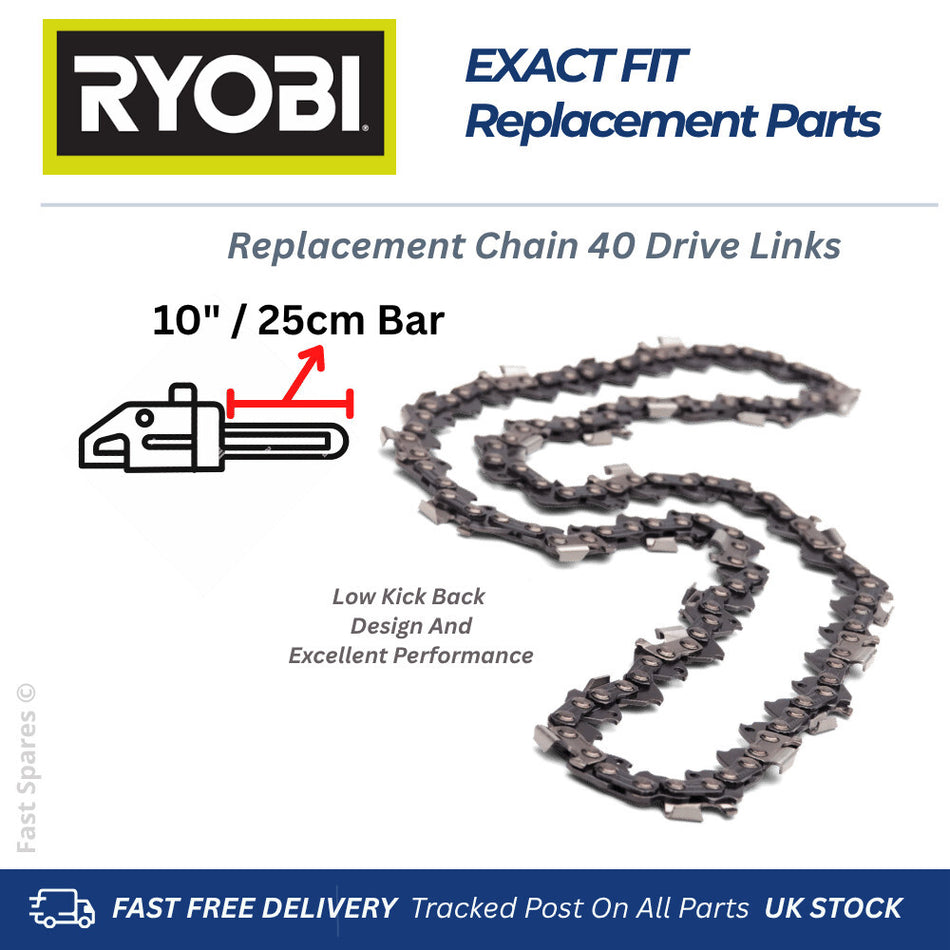 RYOBI Expand-It Pole Pruner APR03 Replacement Chain 40 Drive Links FAST POST