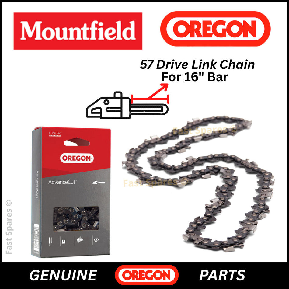 Mountfield MC3616 OREGON Replacement Chain 40cm (16") Bar 57 Links FAST POST