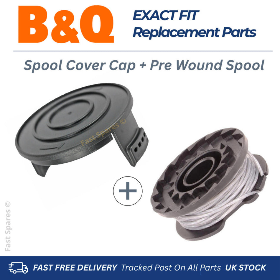 NMGT18-Li  Spool & Line + Spool Cover Cap  Strimmer Trimmer B&Q Model FAST POST