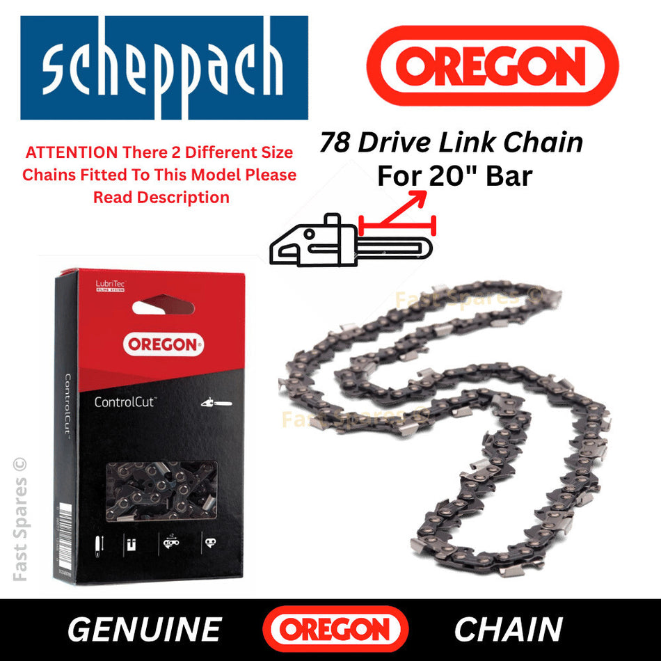 SCHEPPACH CSH56 OREGON Replacement Chainsaw Chain 78 Drive Links FAST POST