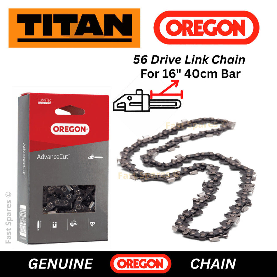 Titan  TTL758CHN-A Genuine OREGON Replacement Chain 56 D/Links  FAST POST