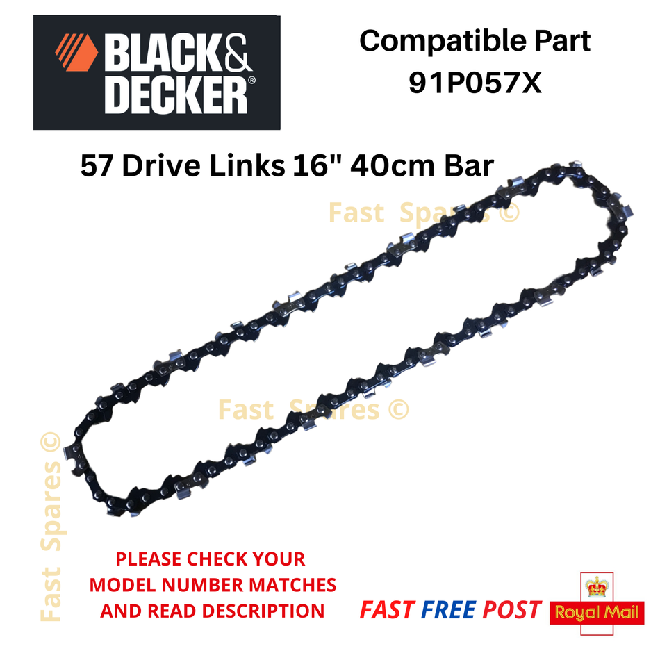 91P057X Chainsaw chain for Black & Decker CS2040