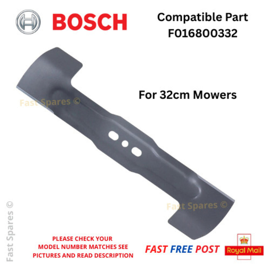 Bosch City Mower 18V-32-300 Replacement Cutting Blade 32cm FAST UK POST