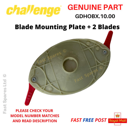 CHALLENGE MEH29 (900w) MEH929 Blade Mounting Disc + 2 Plastic Blade