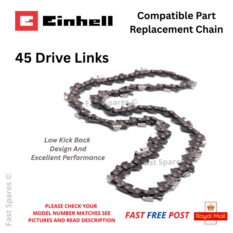 Einhell FORTEXXA 18/30 Power X-Change Chainsaw Chain 45 Drive Links FAST POST