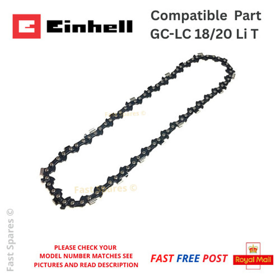 Einhell GC-LC 18/20 Li T Pole Saw Replacement Chainsaw Chain 8" 20cm&nbsp;
