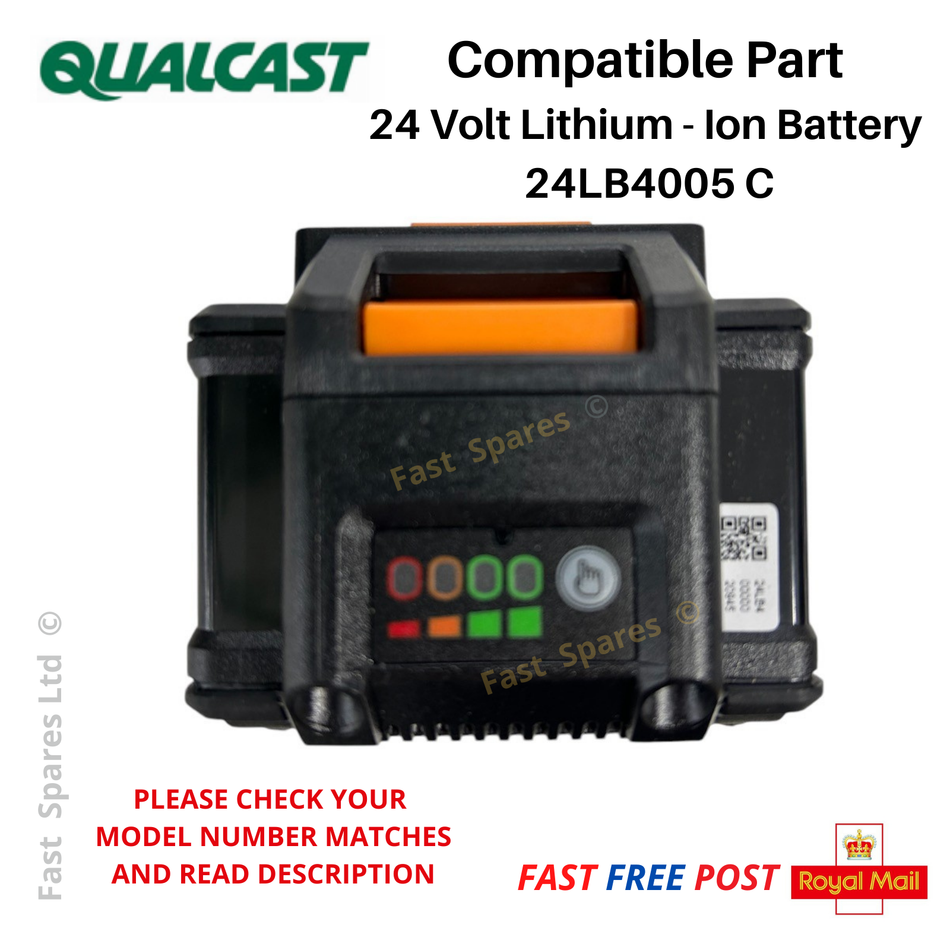 QUALCAST CLMF2432M CLMF2433M Lawnmower 24v Lithium - Ion Battery