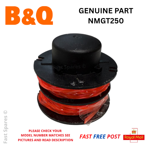 B&Q NMGT250 Trimmer Spool & Line  GENUINE PART FAST POST