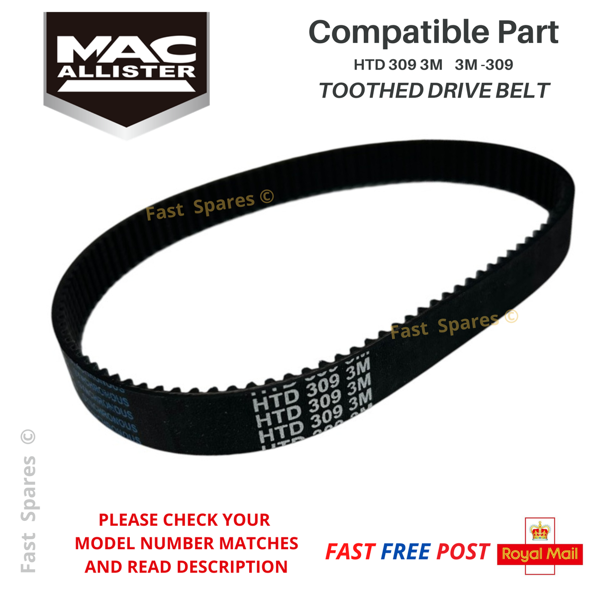 309-3m Drive Belt