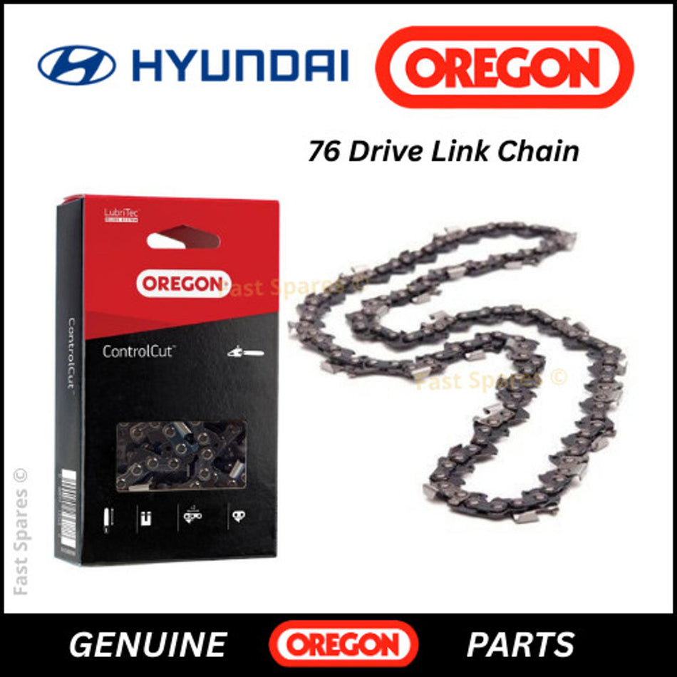 Hyundai HYC6220 GENUINE OREGON Replacement Chain Chainsaw Chain 76 Drive Links