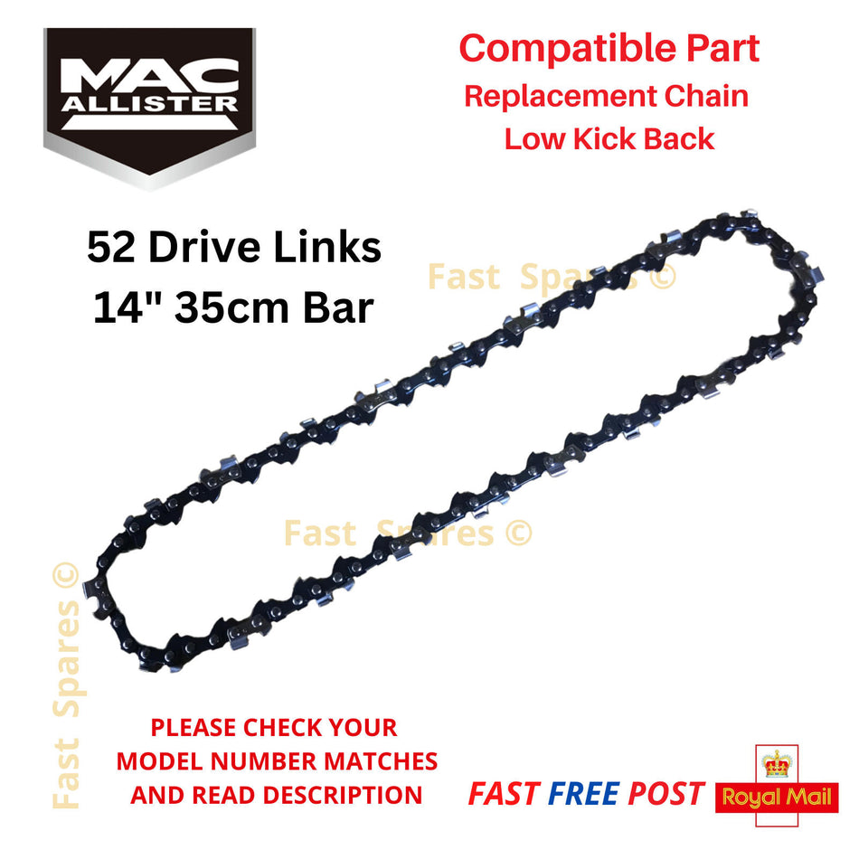 MacAllister MCS3635-Li 36V Cordless Chainsaw Chain 90PX052