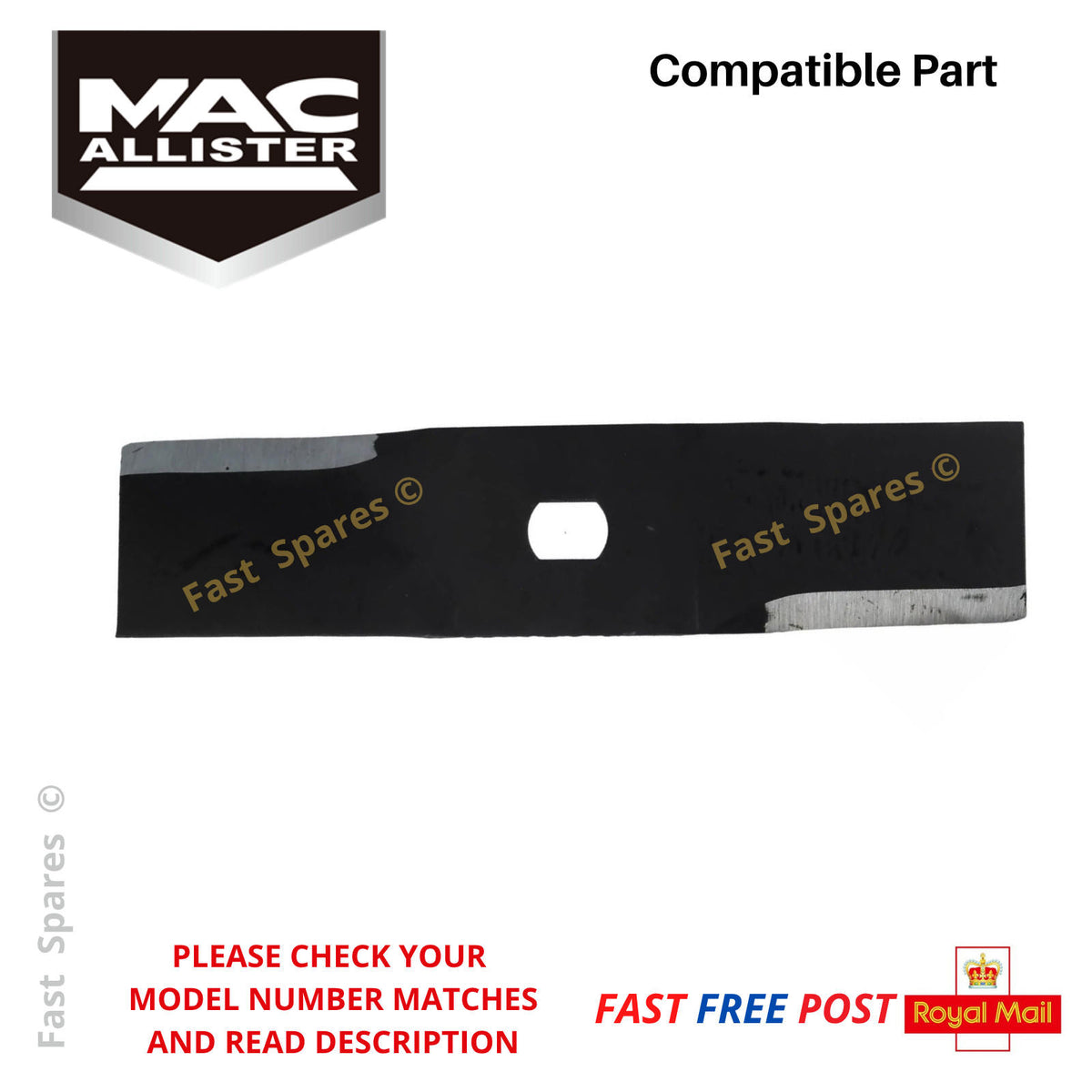 Mac Allister MIS2400 Garden Shredder Replacement Blade