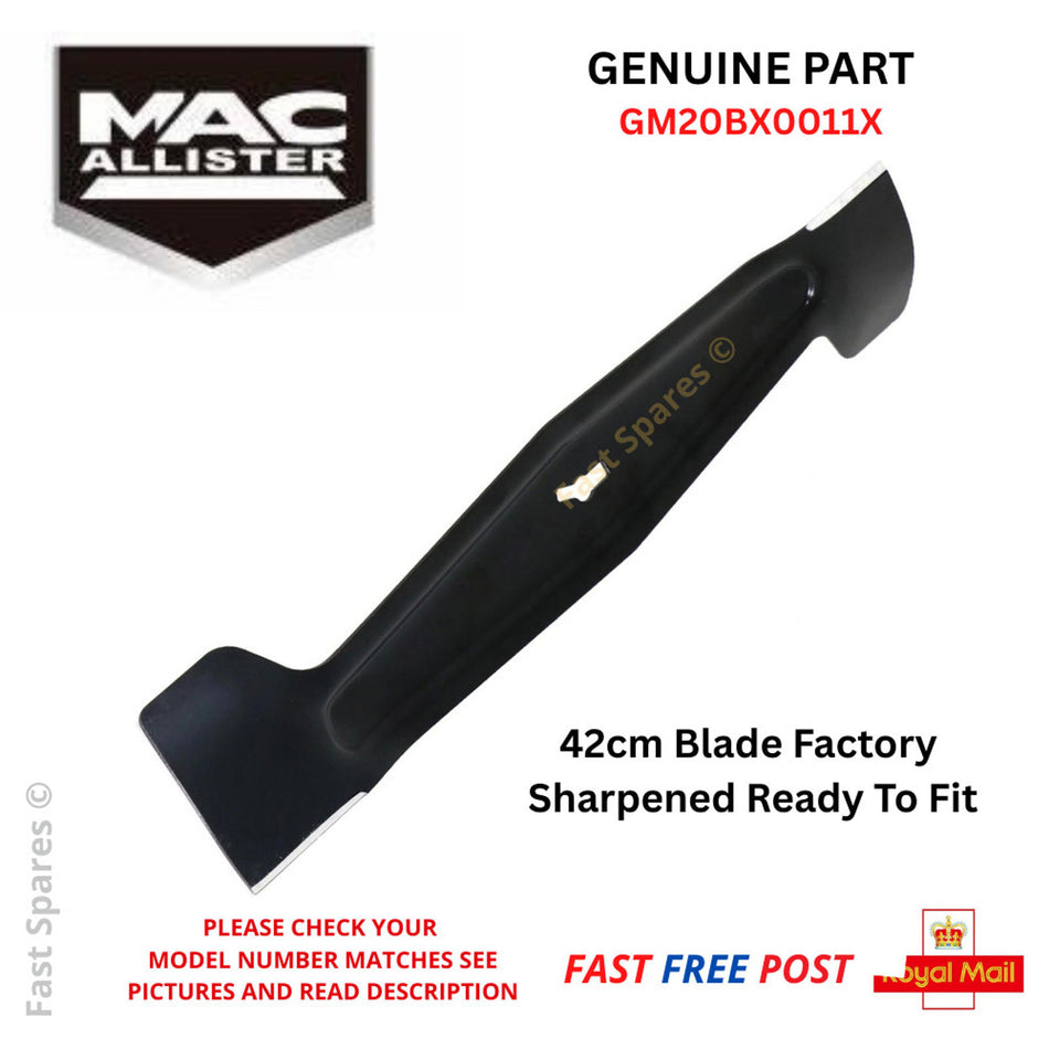 Mac Allister MLMP1800SP GENUINE Metal Cutting Blade 42cm GM20BX.AO.01 FAST POST
