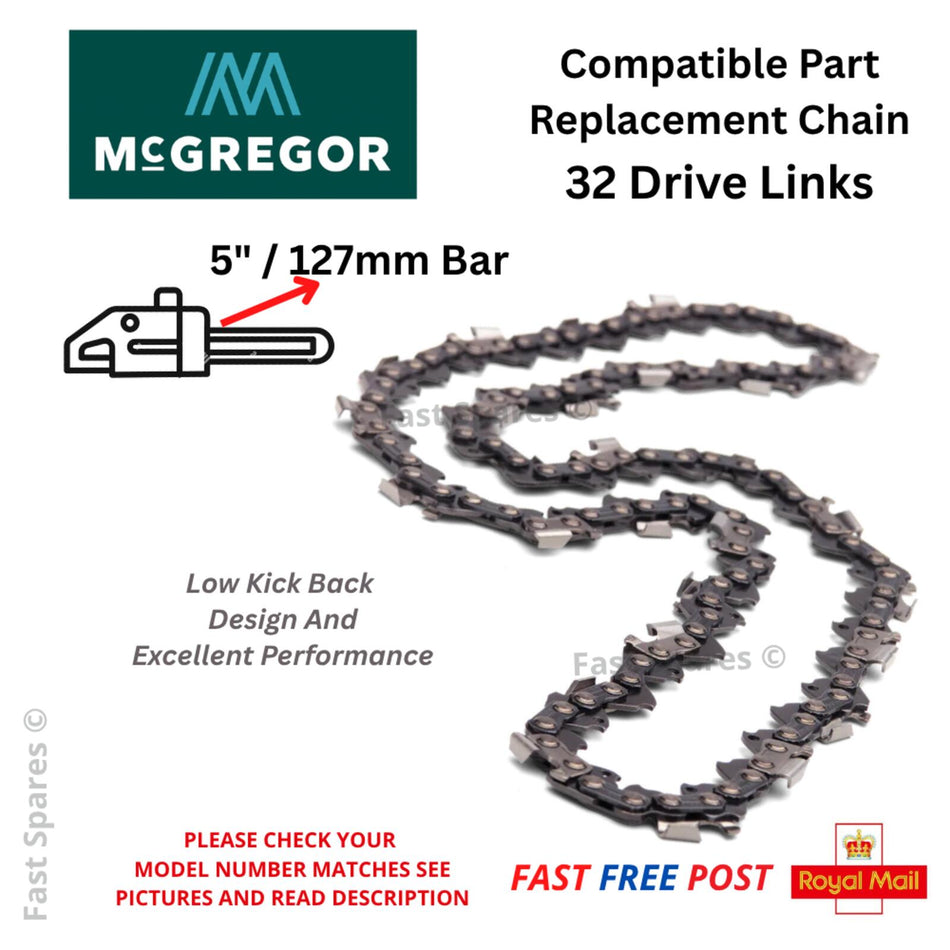 McGregor MCLCS 18 Garden Pruner  Replacement Chain 32 Links  FAST POST