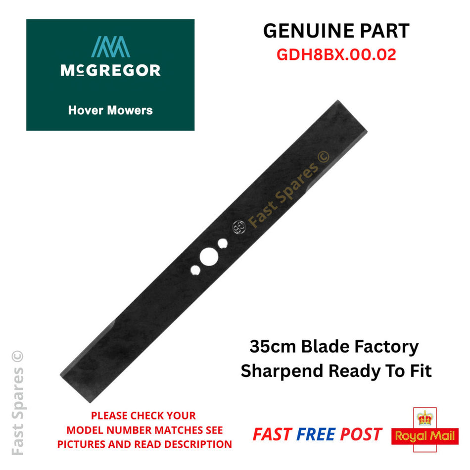 McGregor MEH1735A  GENUINE 35cm Cutting Blade GDH8BX.00.02 FAST UK POST