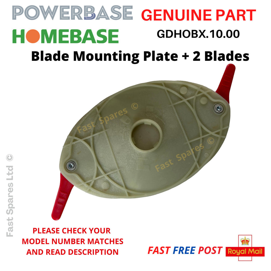 POWERBASE MEH29 (900w) MEH929&nbsp;MEH1129B Blade Mounting Disc + Plastic Blades