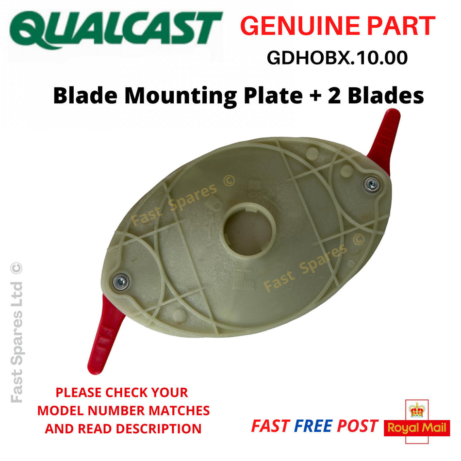 QUALCAST MEH29 (900w) MEH929&nbsp;MEH1129B Blade Mounting Disc + Plastic Blades