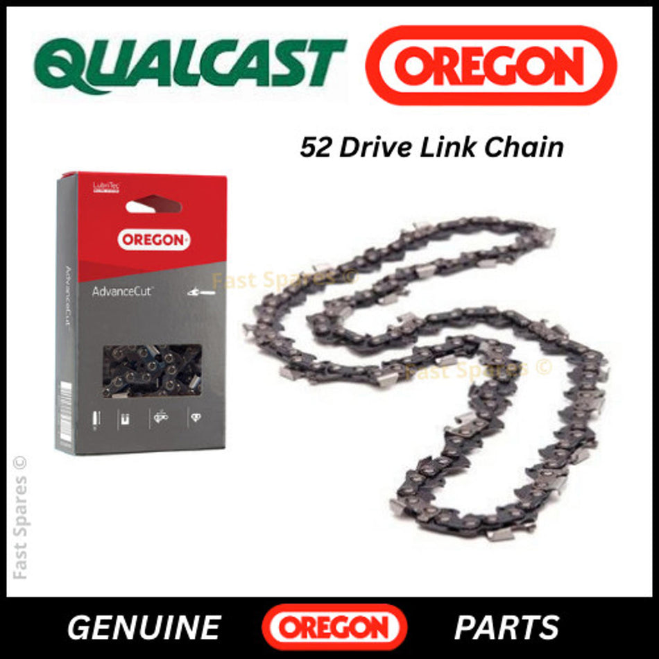 QUALCAST QCLi YT4388-03  Genuine OREGON Chainsaw Chain  52 Drive Links FAST POST