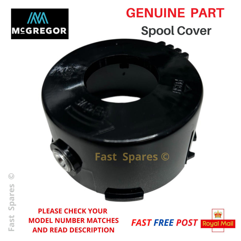 Spool Cover: Suitable for the following models: McGregor&nbsp;MCEGT1823
