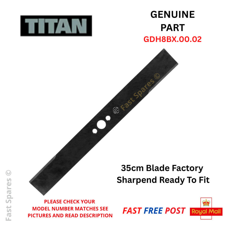 Titan TTB1019HVM GENUINE Cutting Blade GDH8BX.00.02 Screwfix FAST UK POST