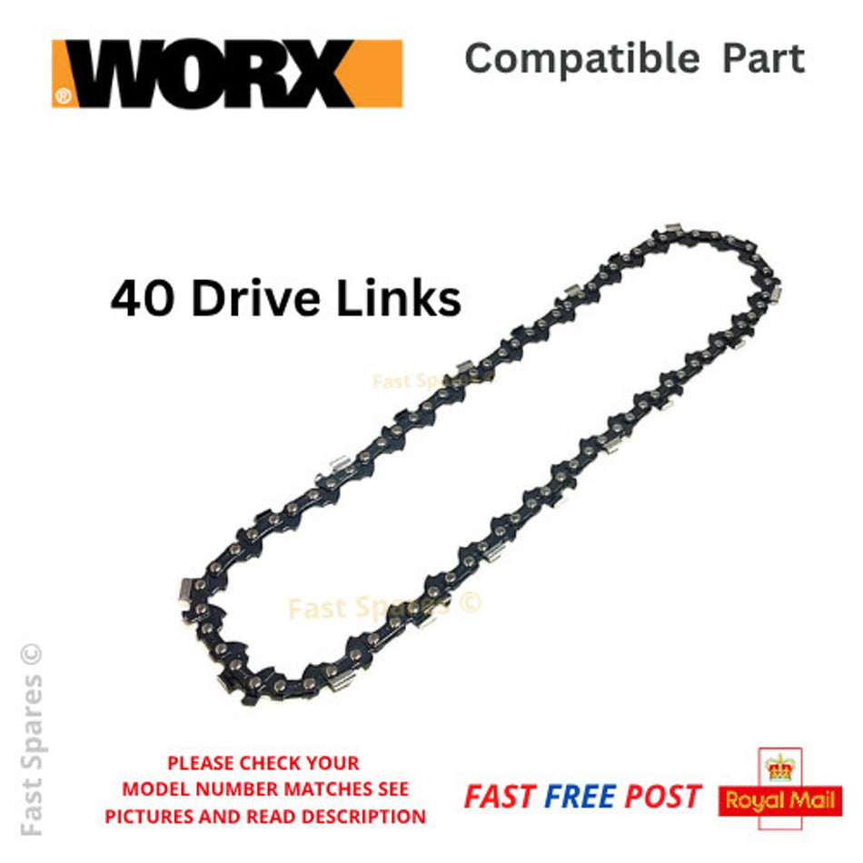 WORX WG305E  Replacement Chainsaw Chain  40 Drive Links FAST POST