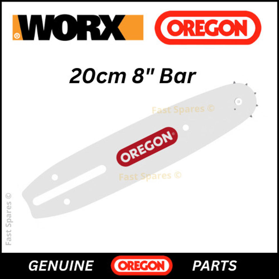 WORX  WG349E.9 Pole Saw OREGON Replacement Chainsaw Bar 20cm 8"  FAST POST