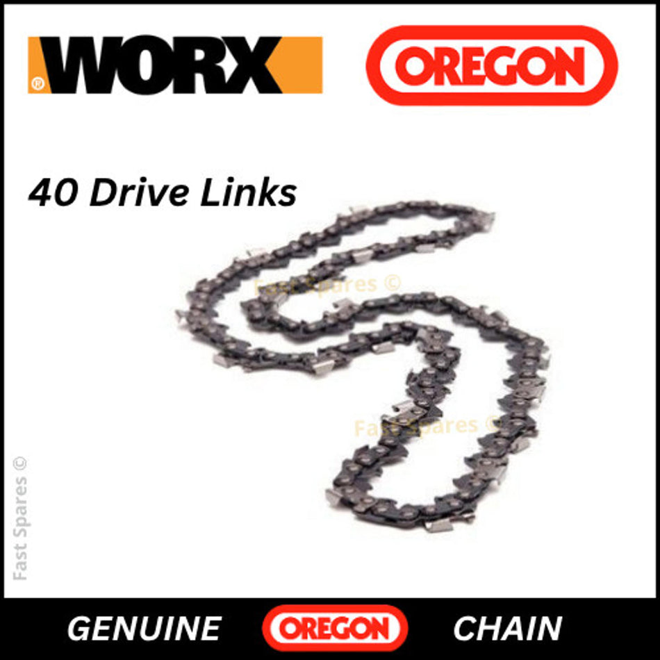 WORX  WG323E WG323E.9 Replacement OREGON Chainsaw Chain 40 Drive Links FAST POST