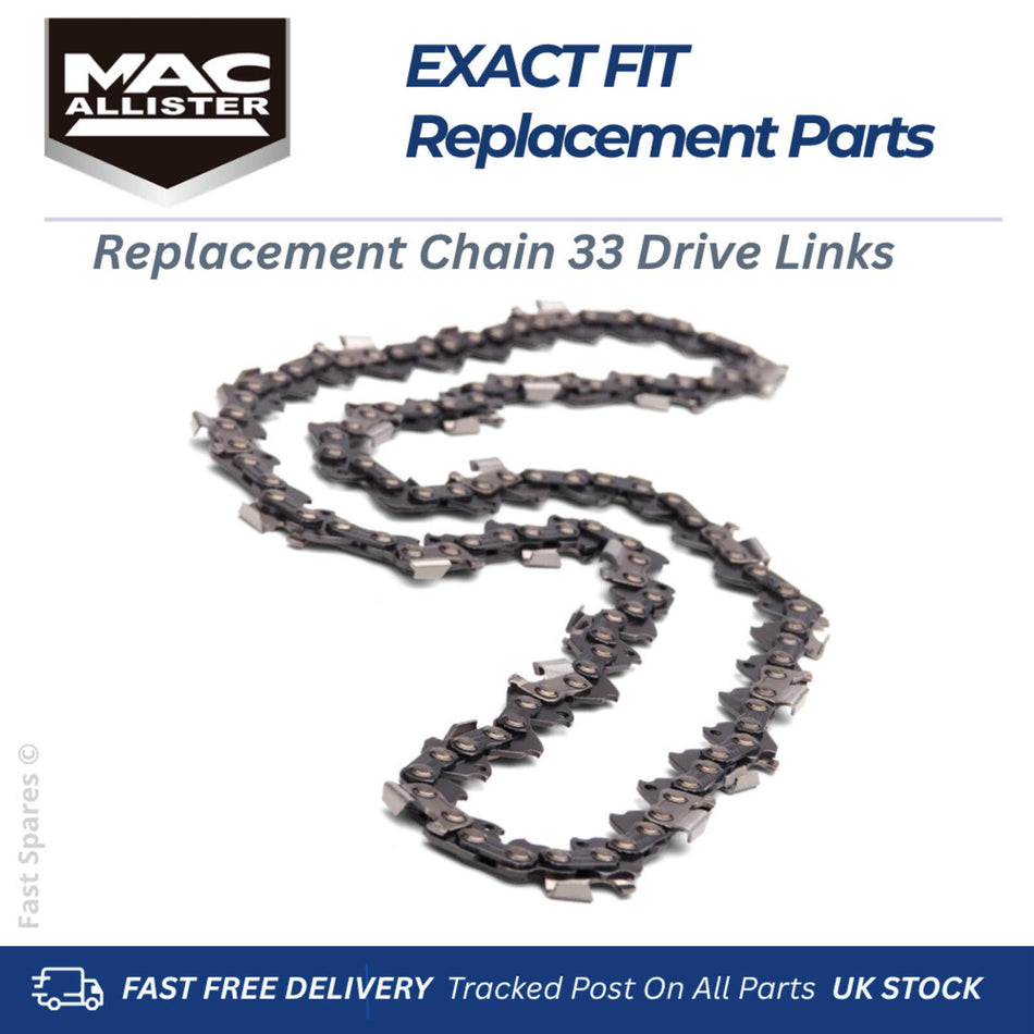 MacAllister M5MTP25-4 Multi Tool Replacement Chain 33 Drive Links FAST POST