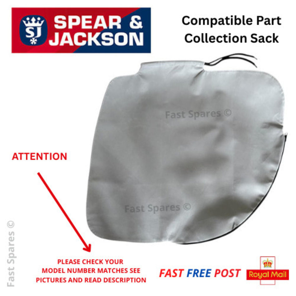 Spear & Jackson BV3000 GY8900 Replacement Blower Vac Bag / Sack 45L  FAST POST