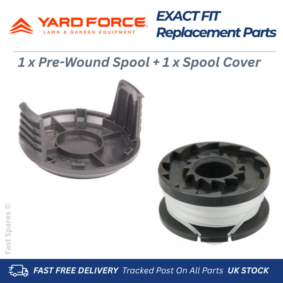 Yard Force LT C25 Spool Cover Cap + 1 x Spool & Line  Strimmer FAST POST