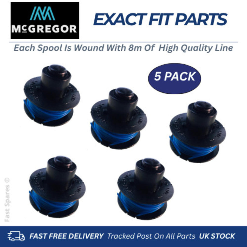 McGregor MCEGT 1823 MCEGT 1825 Cordless Srimmer Spools & Line FAST POST x5
