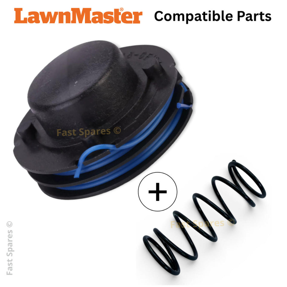Lawn Master GT2551X  TWIN Line Spool + Spool Spring   Strimmer Trimmer FAST POST