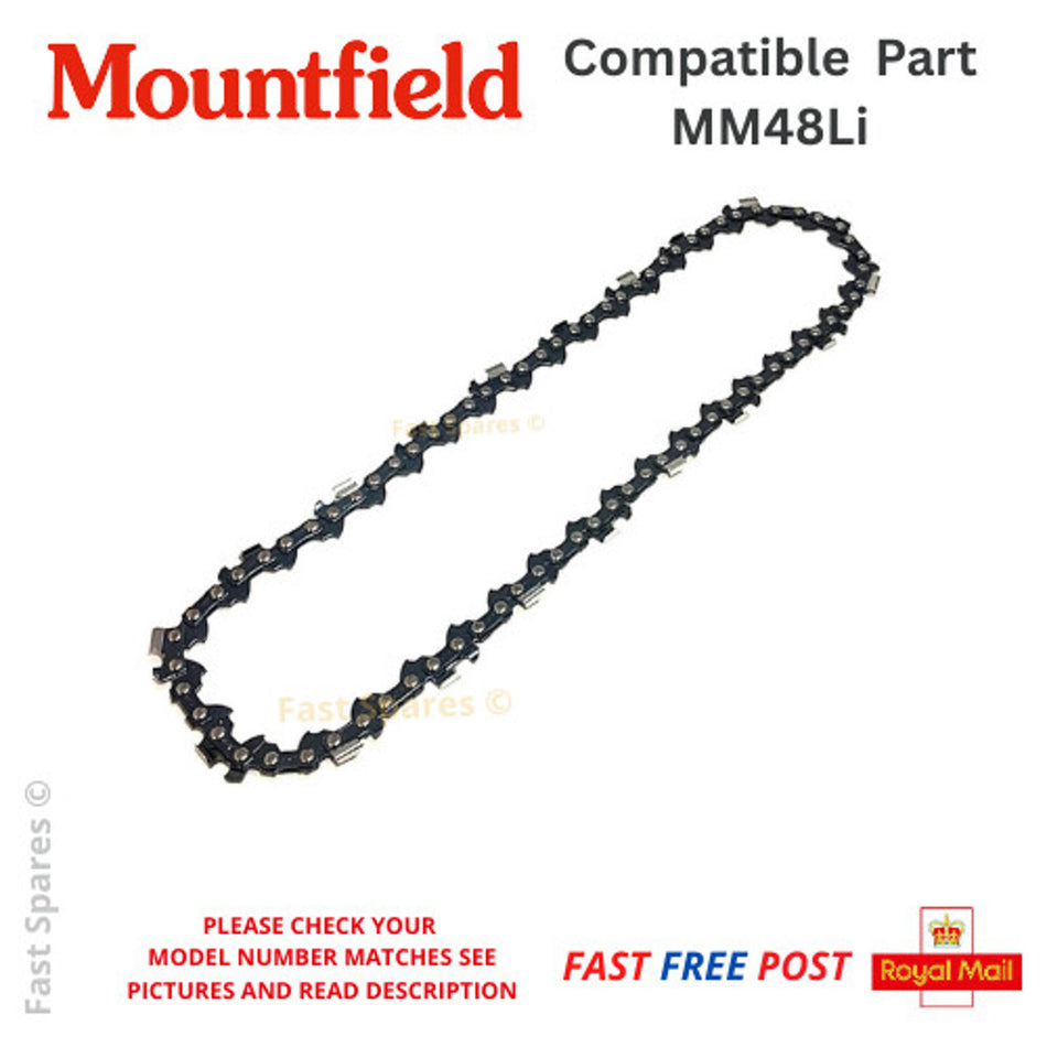 Mountfield MM48Li MM 48LI Replacement Chainsaw Chain 8" 20cm FAST POST