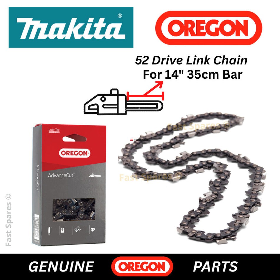 MAKITA DCS33, DCS34 Replacement OREGON Chainsaw Chain 52 Drive Links FAST POST