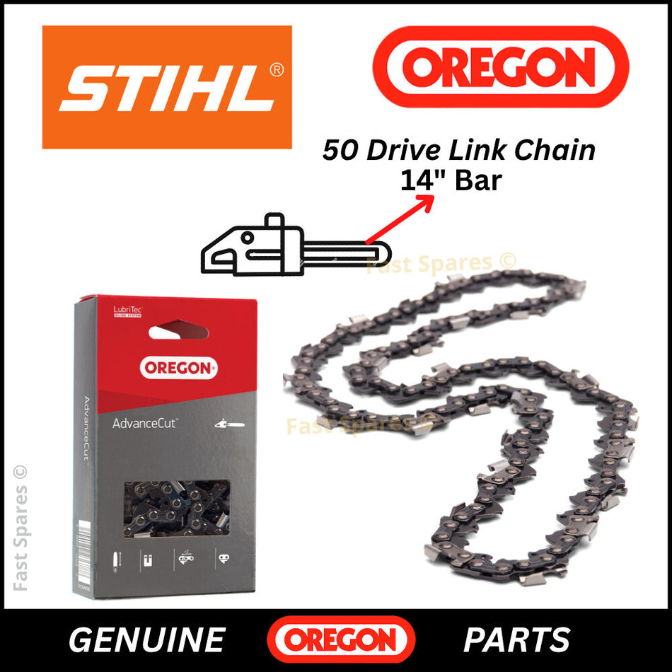 Stihl E140, HT 100, HT 10 OREGON Chain 50 Drive Links For 14" Bar FAST POST