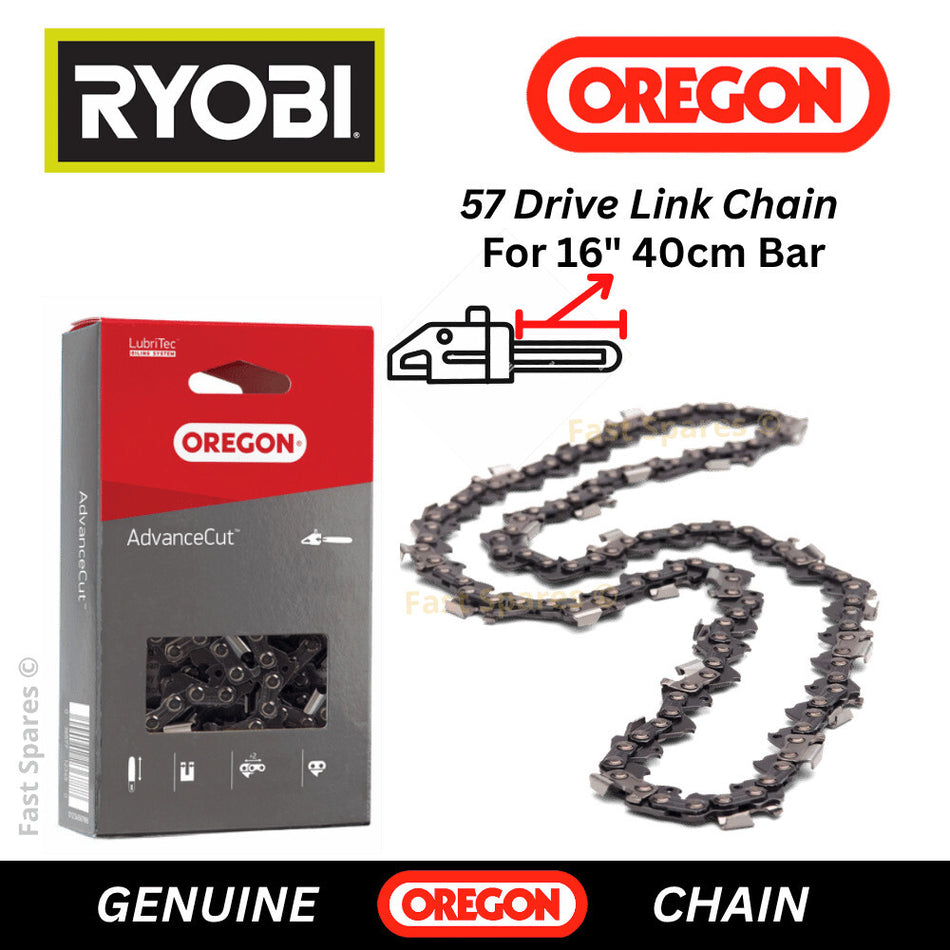 Ryobi RCS3540C OREGON Replacement Chain 57 Drive Links For 16"Bar FAST POST
