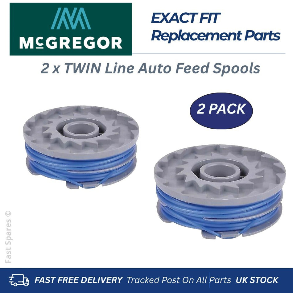 McGregor MCEGT3525  MCEGT4530 Strimmer Trimmer Spool & Line Spares  FAST POST x2