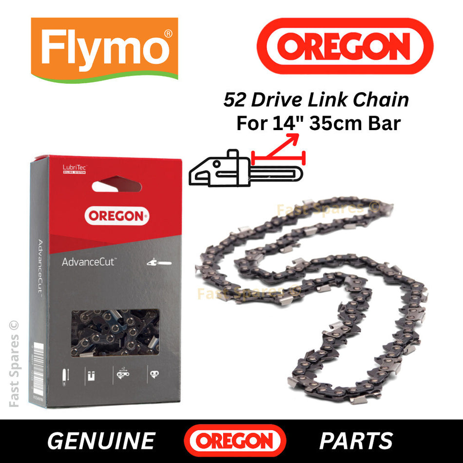 Flymo EasiSaw 350E Replacement OREGON Chainsaw Chain 52 Drive Links FAST POST