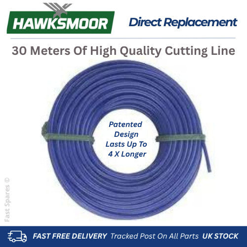Hawksmoor ST1904-2 (95074) Strimmer  Spool Line Wire 30m x 1.5mm FAST UK POST